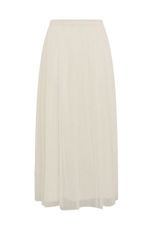 Cream tulle midi skirt ALPHA STUDIO | AD4750M2003